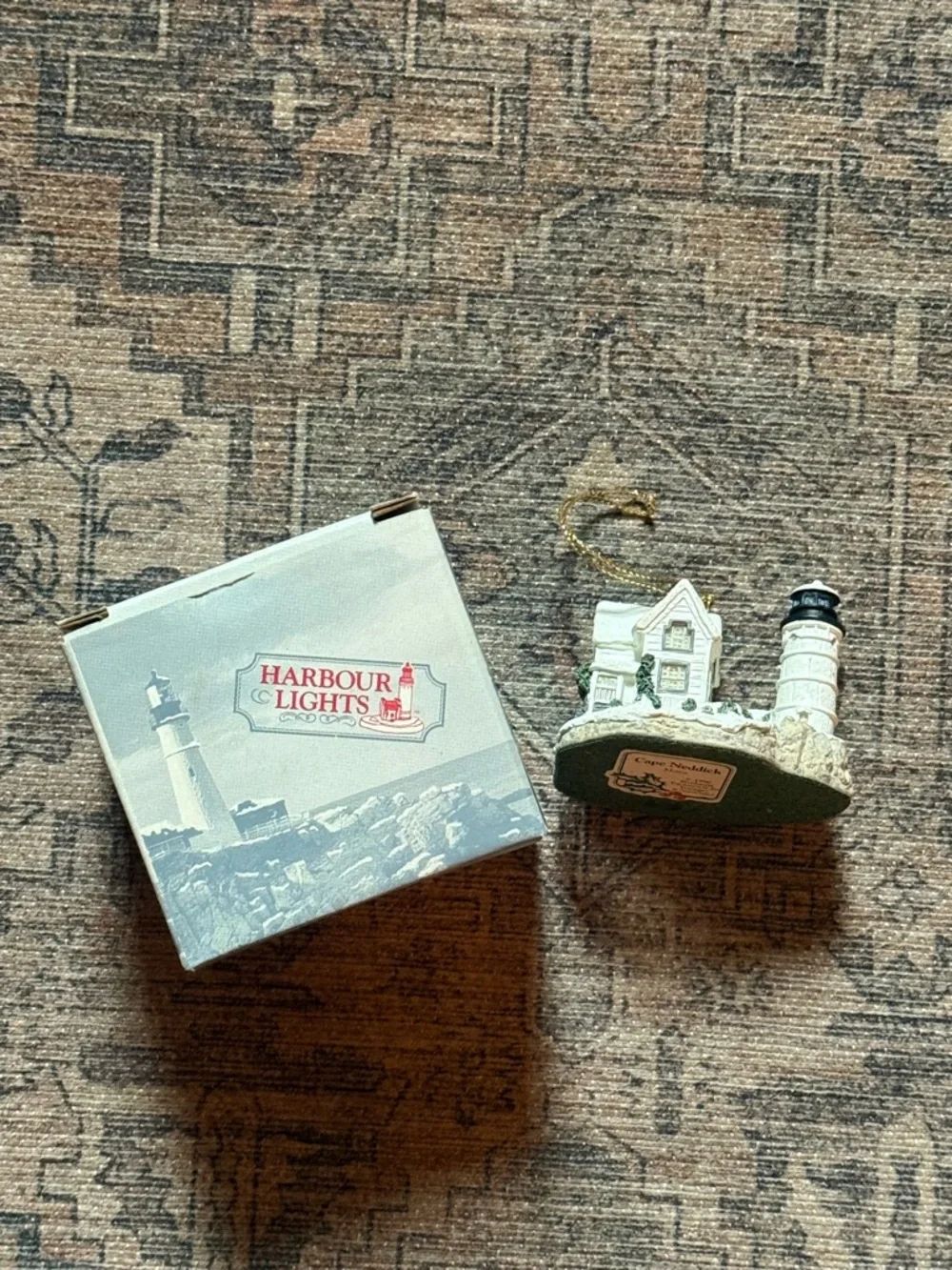 Vintage Harbor Lights 1996 Cape Neddick Maine Ornament